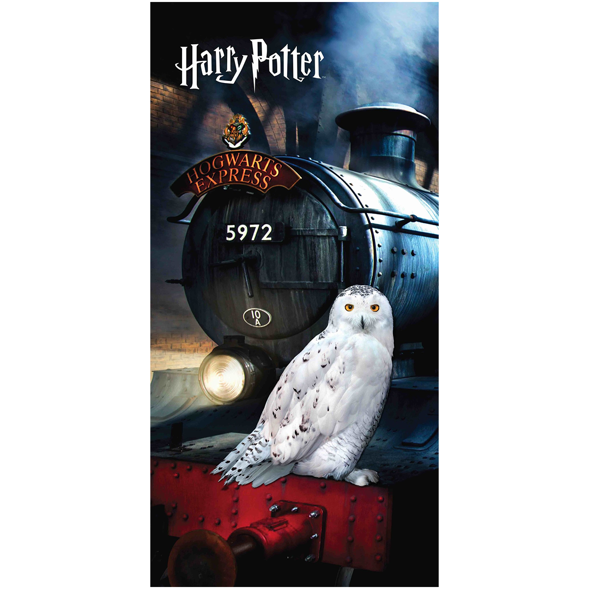 SlaapTextiel Harry Potter Strandlaken Hedwig - 70 x 140 cm - Katoen