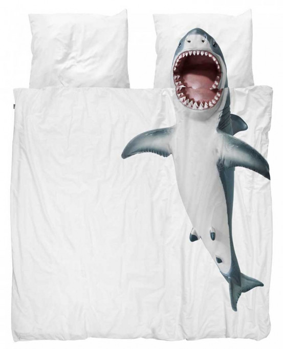 Snurk Dekbedovertrek Shark!!