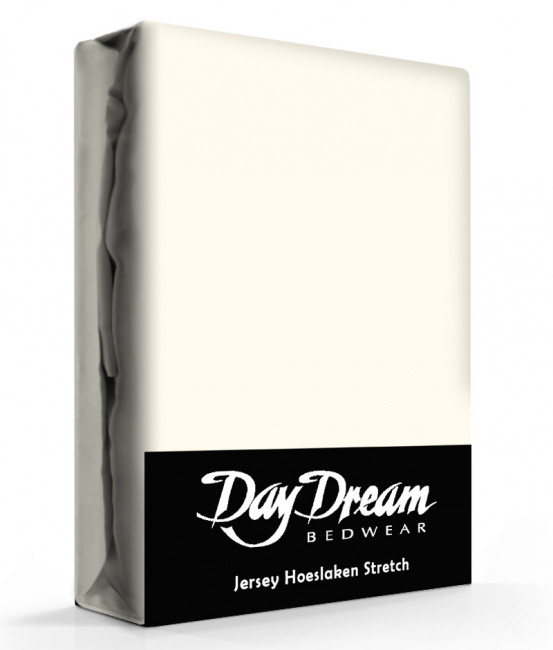 Day Dream Jersey Hoeslaken Ecru-90 x 200 cm
