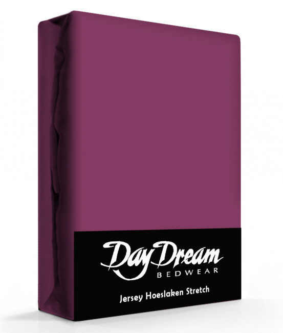 Day Dream Jersey Hoeslaken Blackberry-90 x 200 cm