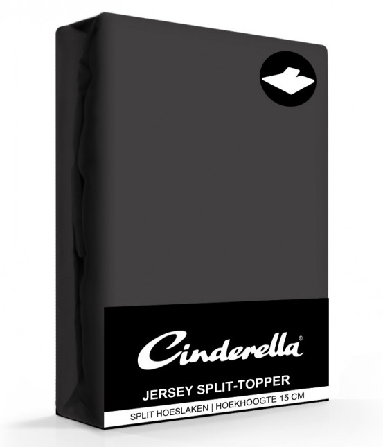 Cinderella Jersey Split-Topper Hoeslaken Anthracite