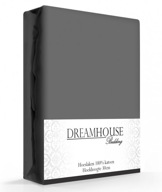 Dreamhouse Hoeslaken Katoen Antraciet