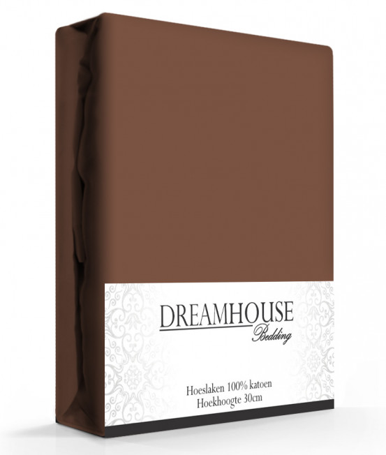 Dreamhouse Hoeslaken Katoen Bruin