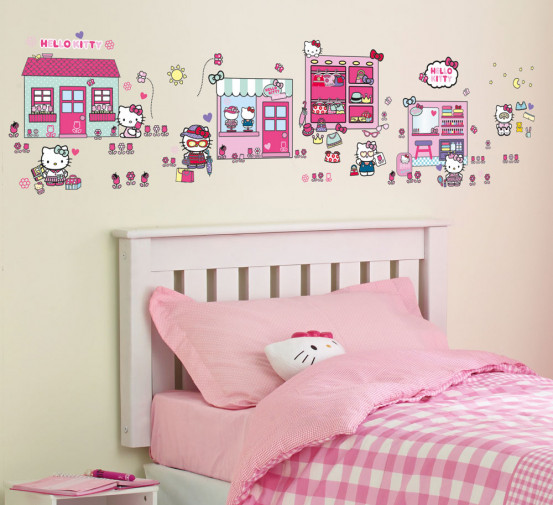 Hello Kitty Plak een Verhaal Stickers