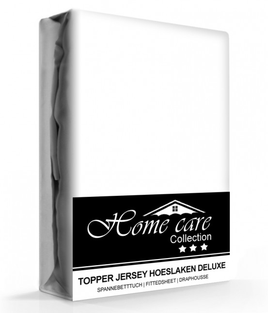 Homecare Jersey Topper Hoeslaken Wit