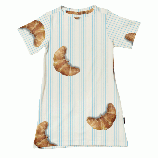 Snurk T-Shirt Dress Croissant Kids
