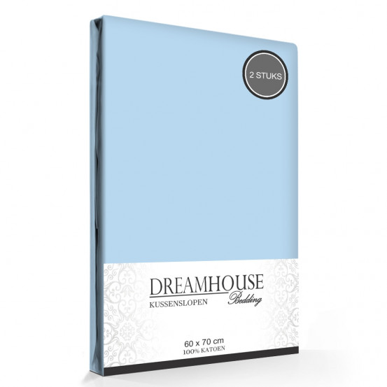 Kussenslopen Blauw Dreamhouse (2-stuks)