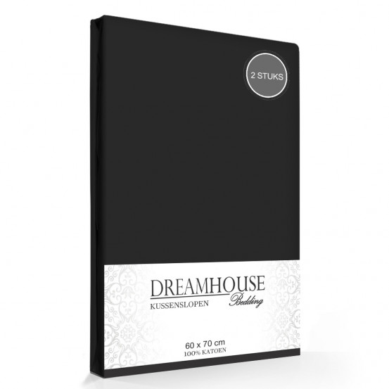 Kussenslopen Zwart Dreamhouse (2-stuks)