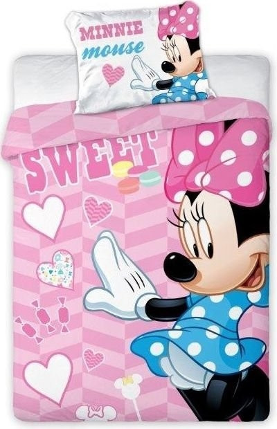 Disney Minnie Mouse Dekbedovertrek Stars 100x135cm