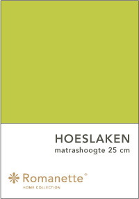 Romanette Hoeslaken Katoen Apple -90 x 200 cm