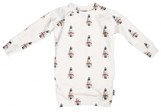 Snurk Kids Sweater Dress Rockets
