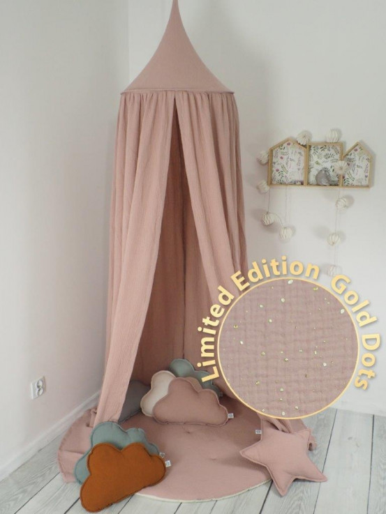 Betulli Speeltent + Speelkleed + Kussenset Dusty Pink Gold