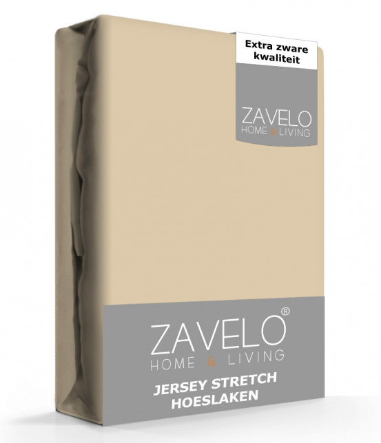 Zavelo® Jersey Hoeslaken Zand