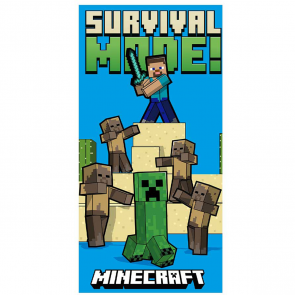 Minecraft Strandlaken Survival Mode - 70 x 140 cm - Polyester