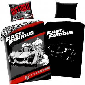 The Fast and the Furious Dekbedovertrek Race Glow in the Dark