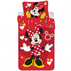 Disney Minnie Mouse Dekbedovertrek Red Heart