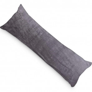 PandaHug Velvet Body Pillow Kussensloop Antraciet (45x145 cm)