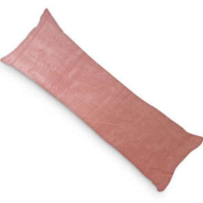 PandaHug Velvet Body Pillow Kussensloop Oud Roze (45x145 cm)