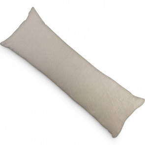 PandaHug Velvet Body Pillow Kussensloop Zilver (45x145 cm)