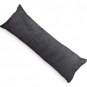 PandaHug Velvet Body Pillow Kussensloop Zwart (45x145 cm)