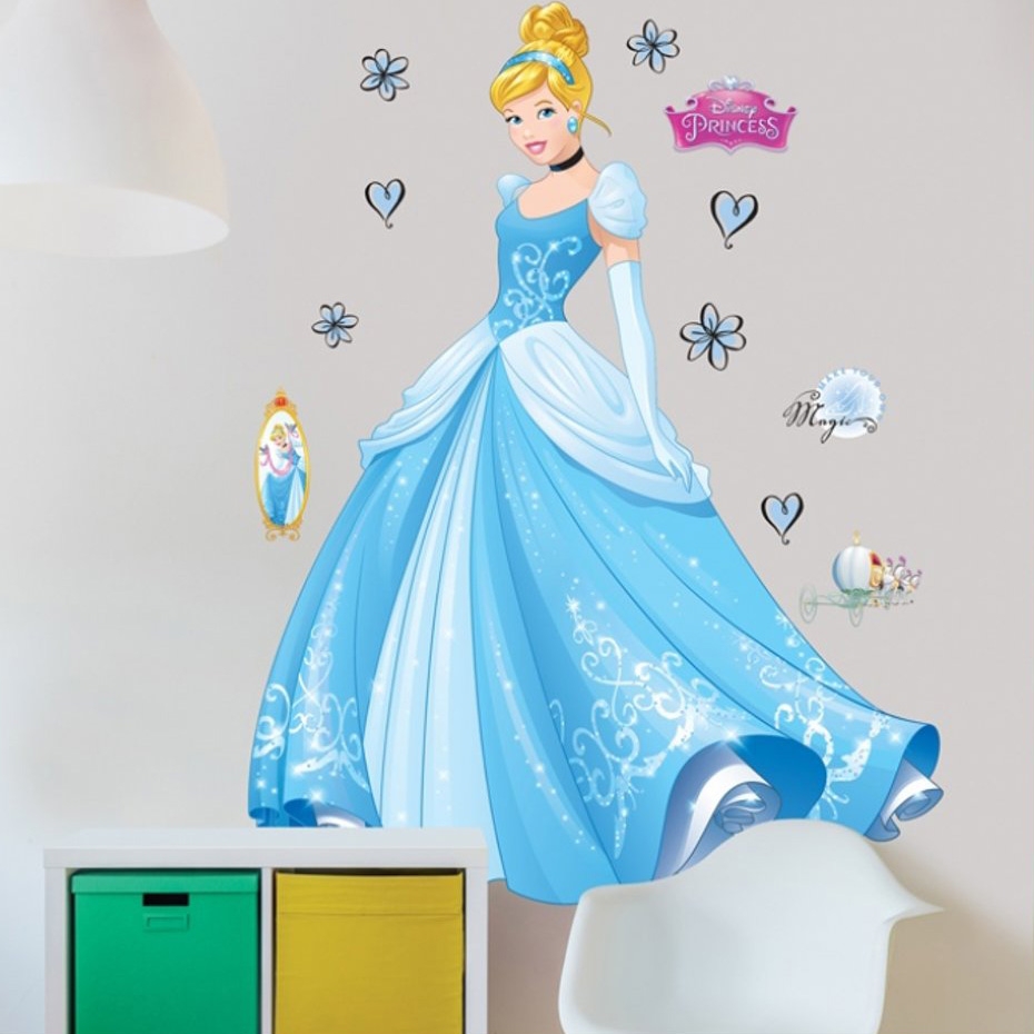 Disney Princess Assepoester Muursticker (Walltastic)